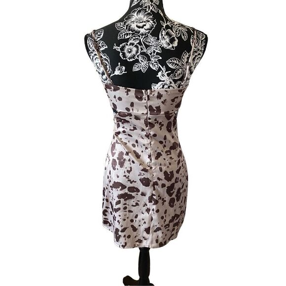 Emory Park Leopard Print Cocktail Dress Cutout Party Hot Sexy - Picture 2 of 14